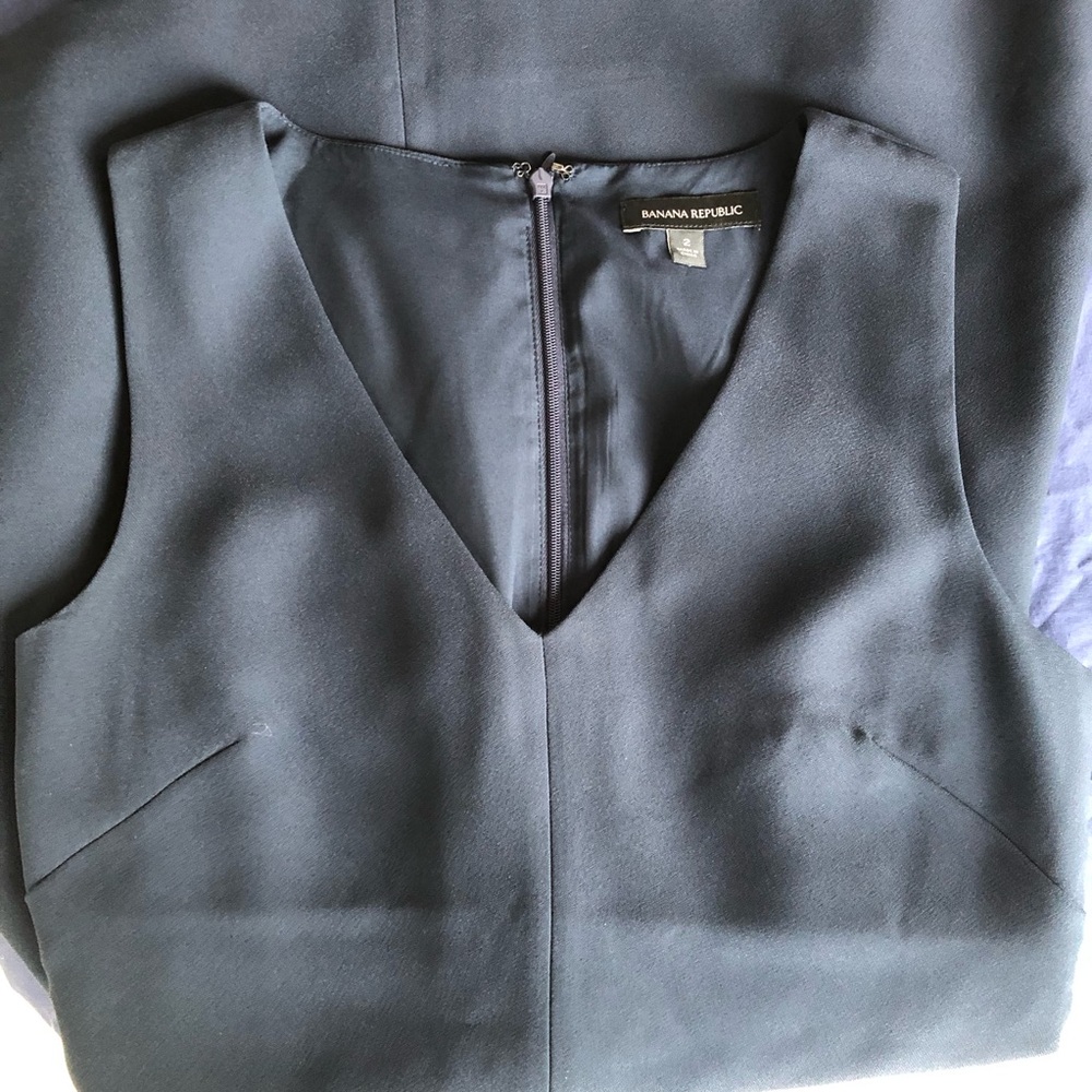 Banana republic dark navy shift dress